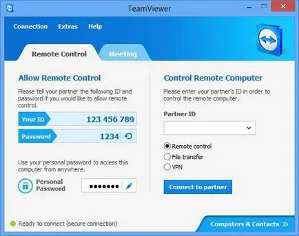 Hogyan kell használni a TeamViewer