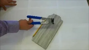 Csemperagasztás szögben