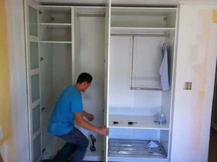 Hogyan tedd magad csúszó szekrény Hogyan tedd magad csúszó szekrény