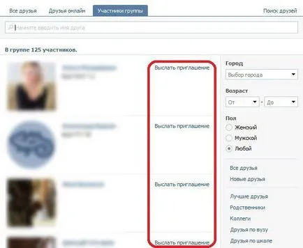 Hogyan küld meghívót a csoportba Hogyan küld meghívót a csoportba