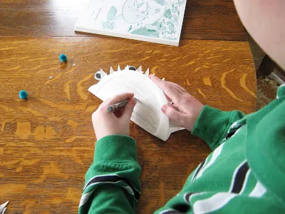 Shark - kézműves gyerekekkel, detkipodelki (ragasztó) Shark - kézműves gyerekekkel, detkipodelki