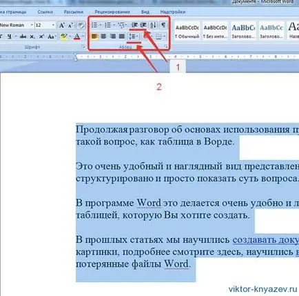 Egy bekezdés egy Word blog Victor Knyazev (Word) Egy bekezdés egy Word blog Victor Knyazev