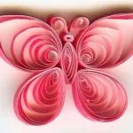 Quilling pillangó áramkör és a mester osztályt nachinayuyih (fotó)