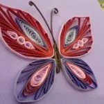 Quilling pillangó áramkör és a mester osztályt nachinayuyih (fotó)