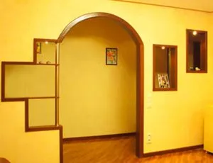 Arch készült gipszkarton házban saját kezűleg