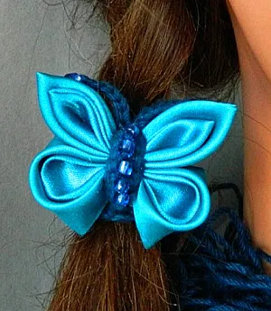 Butterfly szatén szalagok kezük (saját) Butterfly szatén szalagok kezük