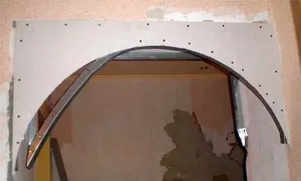 Arch készült gipszkarton kezüket Belső ajtó (kezével) Arch készült gipszkarton kezüket Belső ajtó