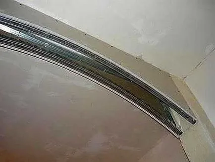Arch készült gipszkarton kezükkel belülről, ajtó (arch) Arch készült gipszkarton kezüket Belső ajtó