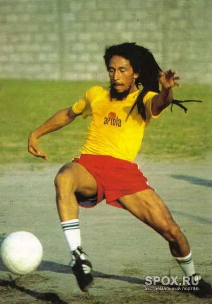 Bob Marley meghalt egy futball szeretetét (géz) Bob Marley meghalt egy futball szeretetét