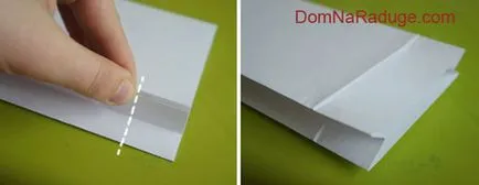 Papírzacskó a kezüket (az egyszerű módon, anélkül, jelölések és vonalak) - Ház a szivárvány - itt élnek (a kezével) Papírzacskó a kezüket (az egyszerű módon, anélkül, jelölések és vonalak) - Ház a szivárvány - itt lakik