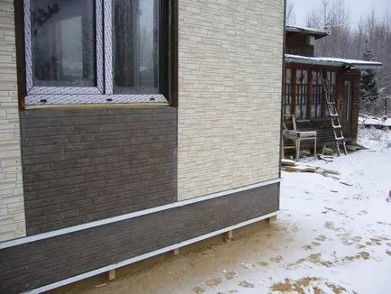 A ház kívülről burkoló anyagok, technológiák, fotó, videó