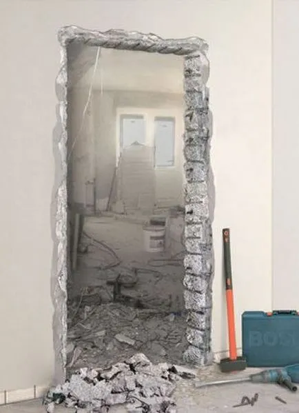 A zárt ajtó helyett az ajtó, mint a javított gipszkarton, video, és mi fekszik közel