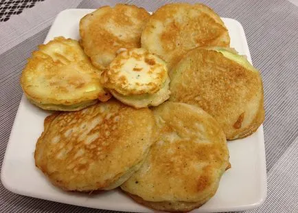 Mit lehet tenni gyorsan és cukkini finom (mindkét oldalon arany) Mit lehet tenni, cukkini, gyors és finom
