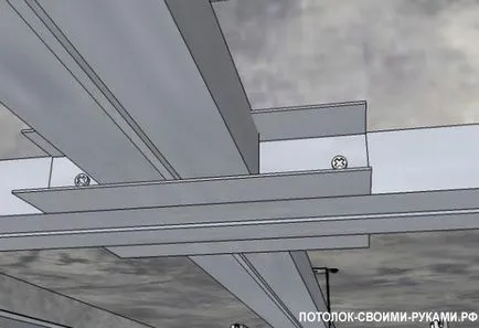 Gipszmunkálatok mennyezet megfelelő és független (a födémszerkezet) Tesszük gipsz mennyezet megfelelő és független