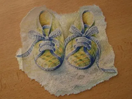 Decoupage vászon utánzás keresztszemes