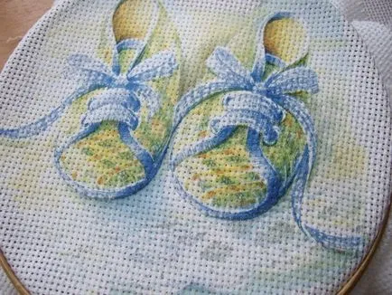 Decoupage vászon utánzás keresztszemes