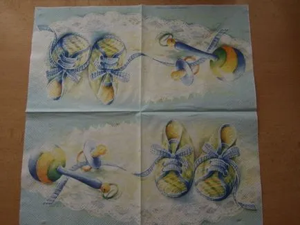 Decoupage vászon utánzás keresztszemes