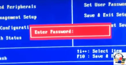 Tesszük BIOS jelszó visszaállítás beállítás Windows és Linux szerverek