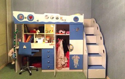 Gyereksarok egy stúdió apartman - ötletek képek (lakás) Gyereksarok egy stúdió apartman - ötletek, fotók