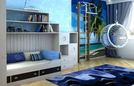 Gyereksarok egy stúdió apartman - ötletek, fotók (gyermekeknek) Gyereksarok egy stúdió apartman - ötletek, fotók