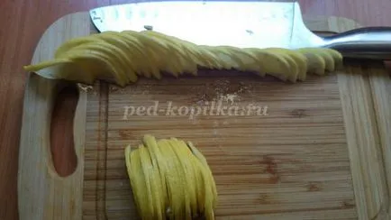 Gondoltam szeletelés zöldség és gyümölcs fotókkal