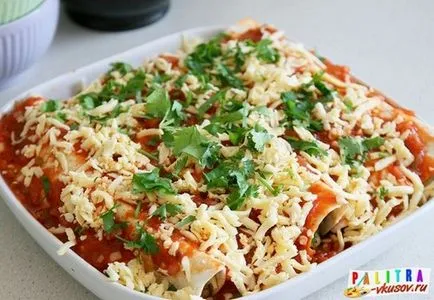 Enchilada csirke (fotó-recept)