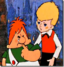„The Kid és Carlson” kifejezés a képregény