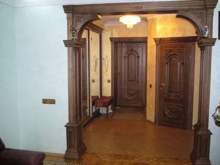 Fényképek Arches a lakásban (fotó ív kialakítása a lakásban) Fényképek Arches az apartmanban