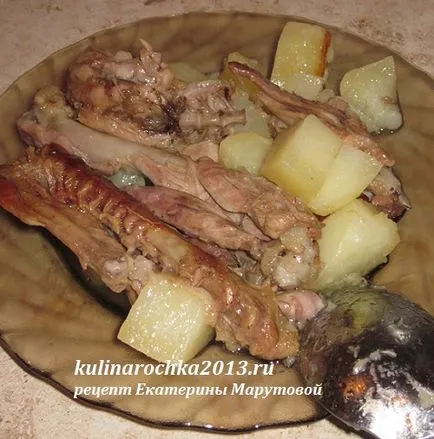 Liba krumpli a sütőben - főzni finom, szép és otthonos! (Előkészítése) Liba krumpli a sütőben - főzni finom, szép és otthonos!