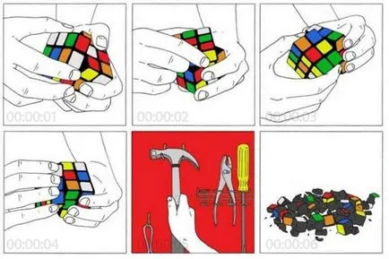Szerelési utasítás 3x3 Rubik kocka kezdőknek (fotók video)