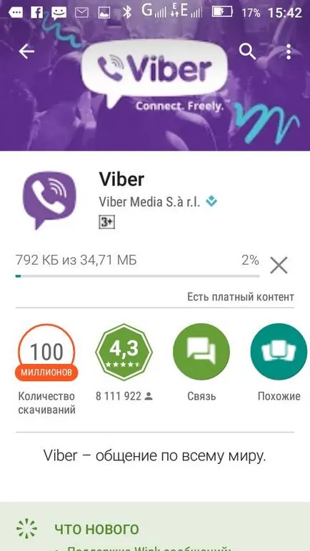 Arról, hogy hogyan kell telepíteni VIBER telefonon