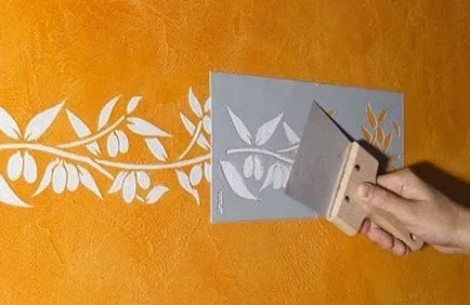 Stencil dekorációs vakolatok Stencil dekorációs vakolatok