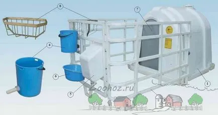 Gyártás fészer a teheneket a kezüket ábrák és fotók