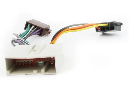 Iso adapter csatlakoztatásához az autó audio készülék leírása és alkalmazott a