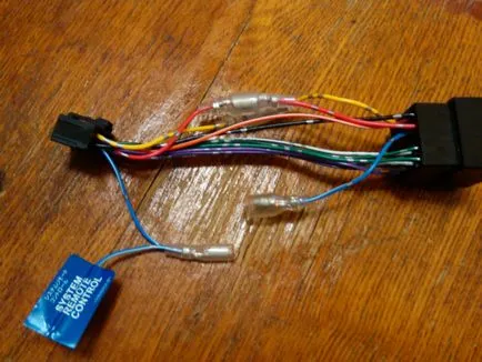 Iso adapter csatlakoztatásához az autó audio készülék leírása és alkalmazott a