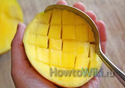 Hogyan enni mangó 6 lépésben (képek és videó) (vannak mangó) Hogyan enni mangó 6 lépésben (képek és videó)