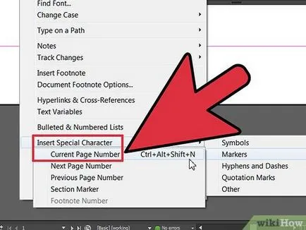 Hogyan adjunk egy oldalszámot InDesign