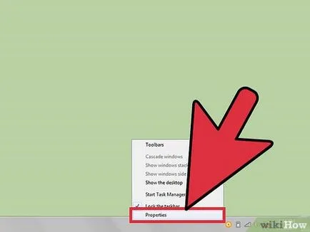 Hogyan változtassuk meg a helyzet a tálcán a Windows 7