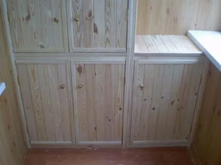 Hogyan készítsünk egy szép szekrény az erkélyen kezét lépésről lépésre képekkel (záró) Hogyan készítsünk egy szép szekrény az erkélyen kezét lépésről lépésre fotókkal