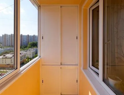 Hogyan készítsünk egy szép szekrény az erkélyre (loggia) kezeddel kalauz fotókkal (loggia) Hogyan készítsünk egy szép szekrény az erkélyre (loggia) kezeddel útmutató fotókkal