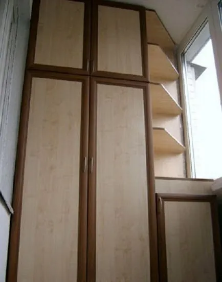 Hogyan készítsünk egy szép szekrény az erkélyre (loggia) kezeddel kalauz fotókkal (erkély) Hogyan készítsünk egy szép szekrény az erkélyre (loggia) kezeddel útmutató fotókkal