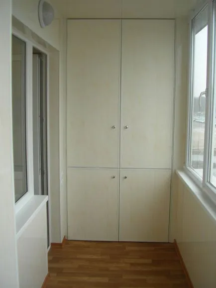 Hogyan készítsünk egy szép szekrény az erkélyre (loggia) kezeddel kalauz fotókkal (erkély) Hogyan készítsünk egy szép szekrény az erkélyre (loggia) kezeddel útmutató fotókkal