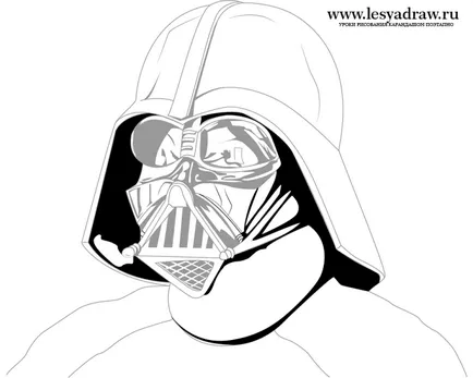 Hogyan kell felhívni Darth Vader ceruza szakaszban - a tanulságok levonása - hasznos artsphera