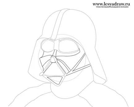 Hogyan kell felhívni Darth Vader ceruza szakaszban - a tanulságok levonása - hasznos artsphera