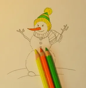 Hogyan kell felhívni a hóember, fokozatosan felhívni a ceruza, a baba (hogyan kell felhívni a hóember) Hogyan kell felhívni a hóember, fokozatosan felhívni a ceruza, babám