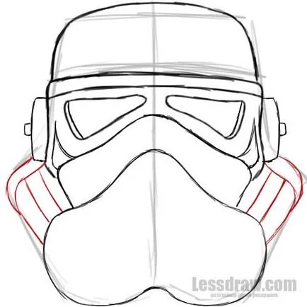 Hogyan kell felhívni stormovik star wars szakaszban lessdraw (döntetlen) Hogyan kell felhívni a rohamosztagos Star Wars szakaszosan lessdraw