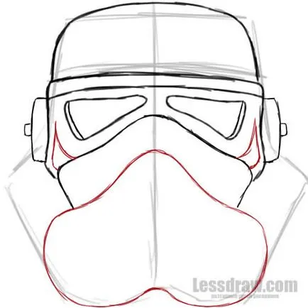 Hogyan kell felhívni stormovik star wars szakaszban lessdraw (csillag) Hogyan kell felhívni a rohamosztagos Star Wars szakaszosan lessdraw