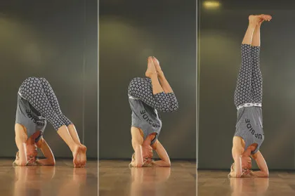 Hogyan lehet megtanulni, hogy csinál egy headstand (shirshasana) (fő) Hogyan lehet megtanulni, hogy csinál egy headstand (shirshasana)