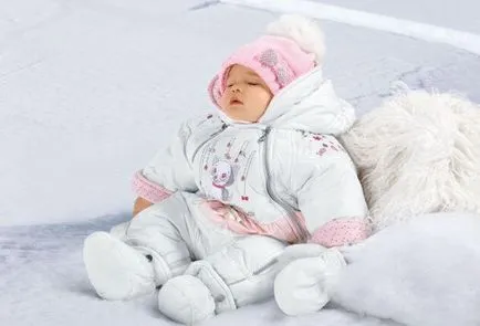 Hogyan ruha az újszülött egy séta a téli, nyári, tavaszi és őszi