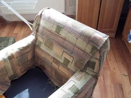 Hogyan kell frissíteni egy régi szék vagy kanapé - váltás vágja magát